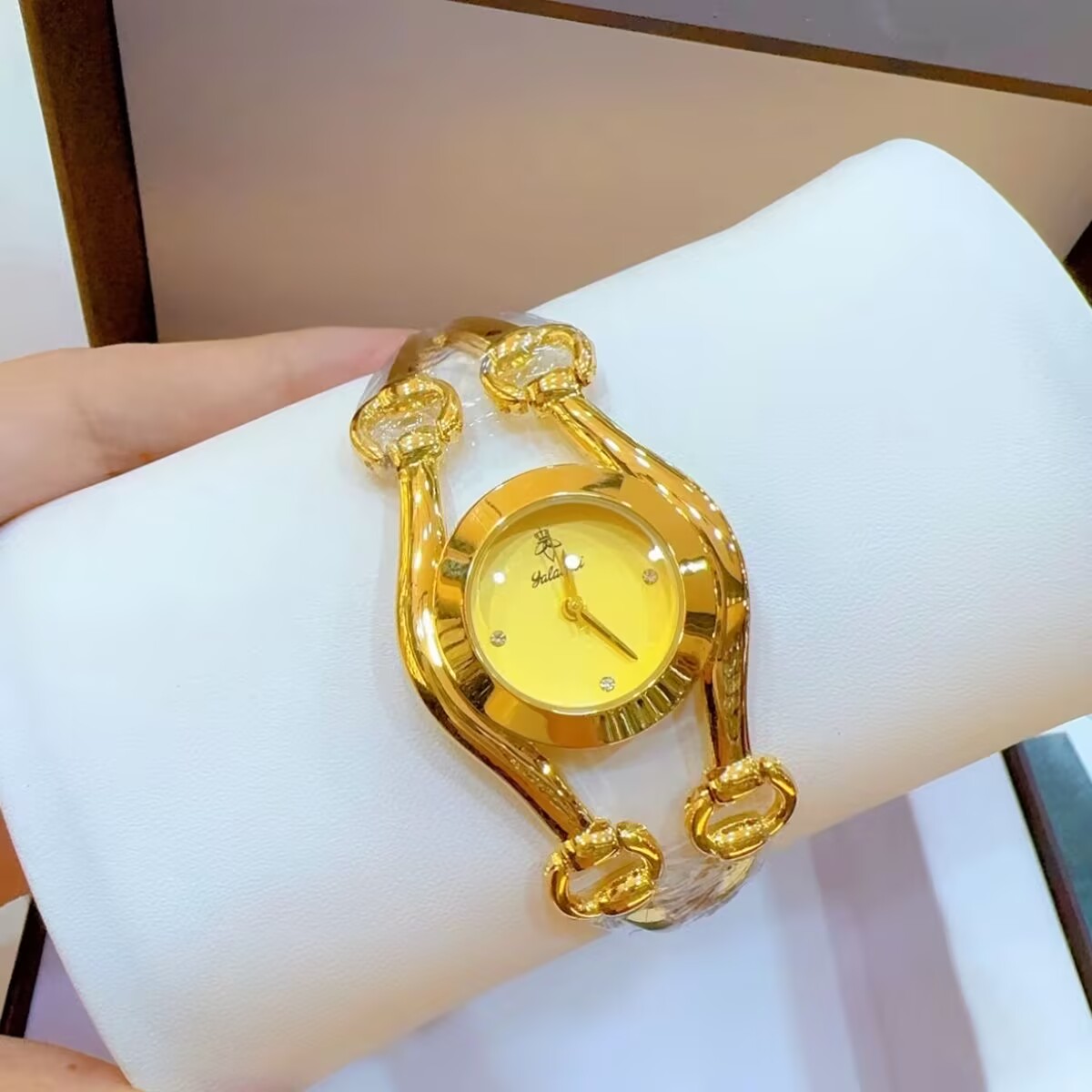 Gold Plated Jewelry - 新しいフランスドバイ 24 K ゴールドメッキ腕時計ウェディングパーティージュエリーギフト恋人のための YY10748