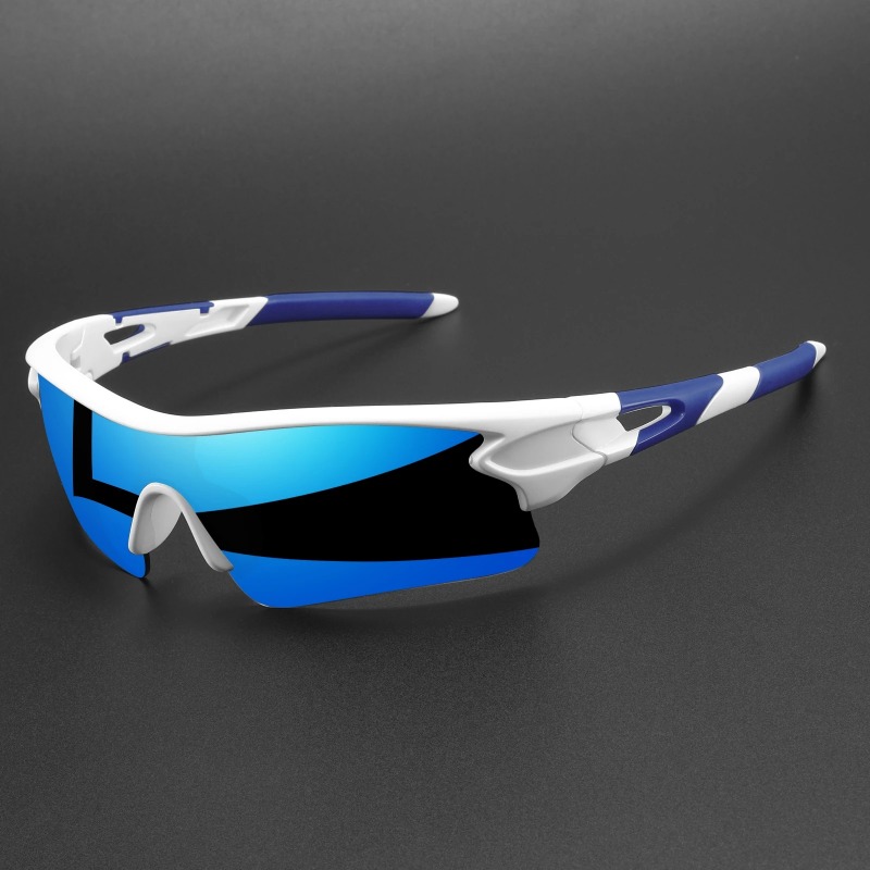 Sunglasses Uv400 - ユニセックスプロフェッショナル偏光スポーツサングラス UV400 防風 サイクリング ランニング アウトドアアクティビティ用アイウェア