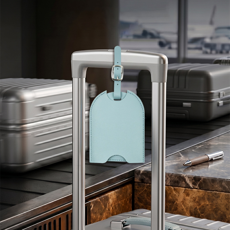 Travel Luggage Set - 男性女性 PU レザーかわいい荷物タグスーツケースアドレスラベル手荷物搭乗バッグタグ名 ID アドレスホルダー旅行アクセサリー