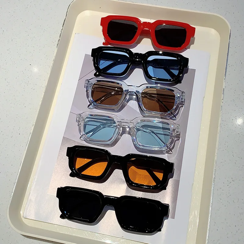 Designer Sunglasses - ヴィンテージ長方形フレームサングラスアウトドアマンサングラス高級ブランドデザインメガネ UV400 メガネ女性ゴーグル