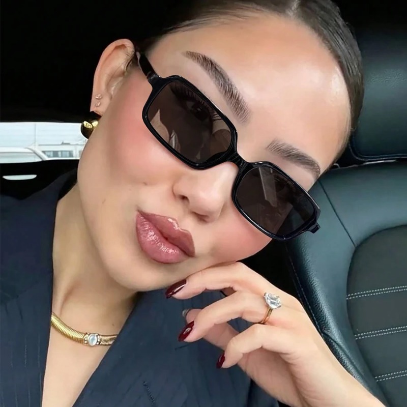 Designer Sunglasses - 新しいセクシーな小型長方形サングラス ファッション レディース ヴィンテージ ブランド デザイナーサングラス