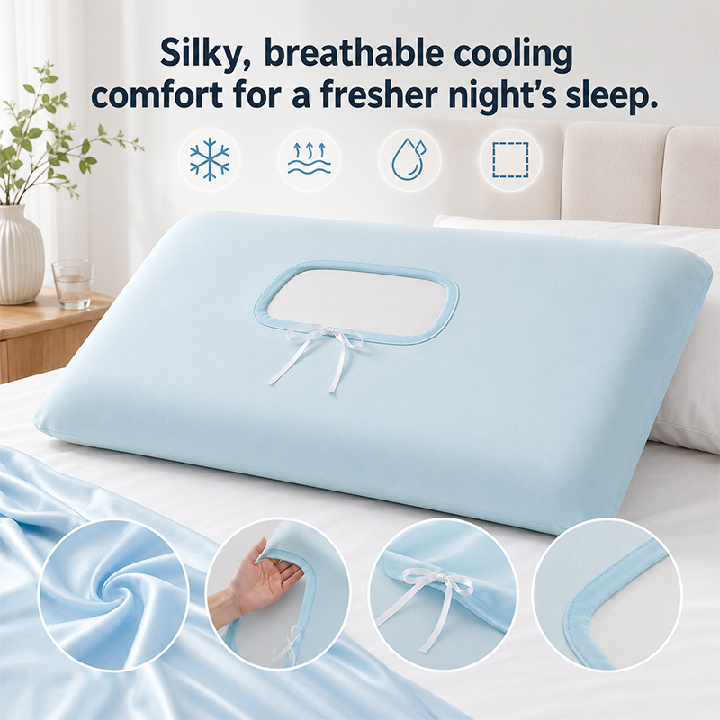 アイスシルク枕カバー 冷感 通気性寝具枕カバー ソフトスムー - Silk Pillowcase のレビューと価格
