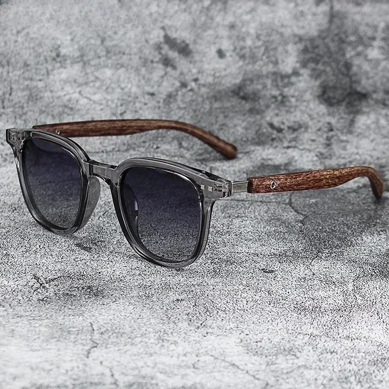 メンズ・レディース向け、トレンド感あふれるレトロな木目調の偏 - Sunglasses Uv400 のレビューと価格