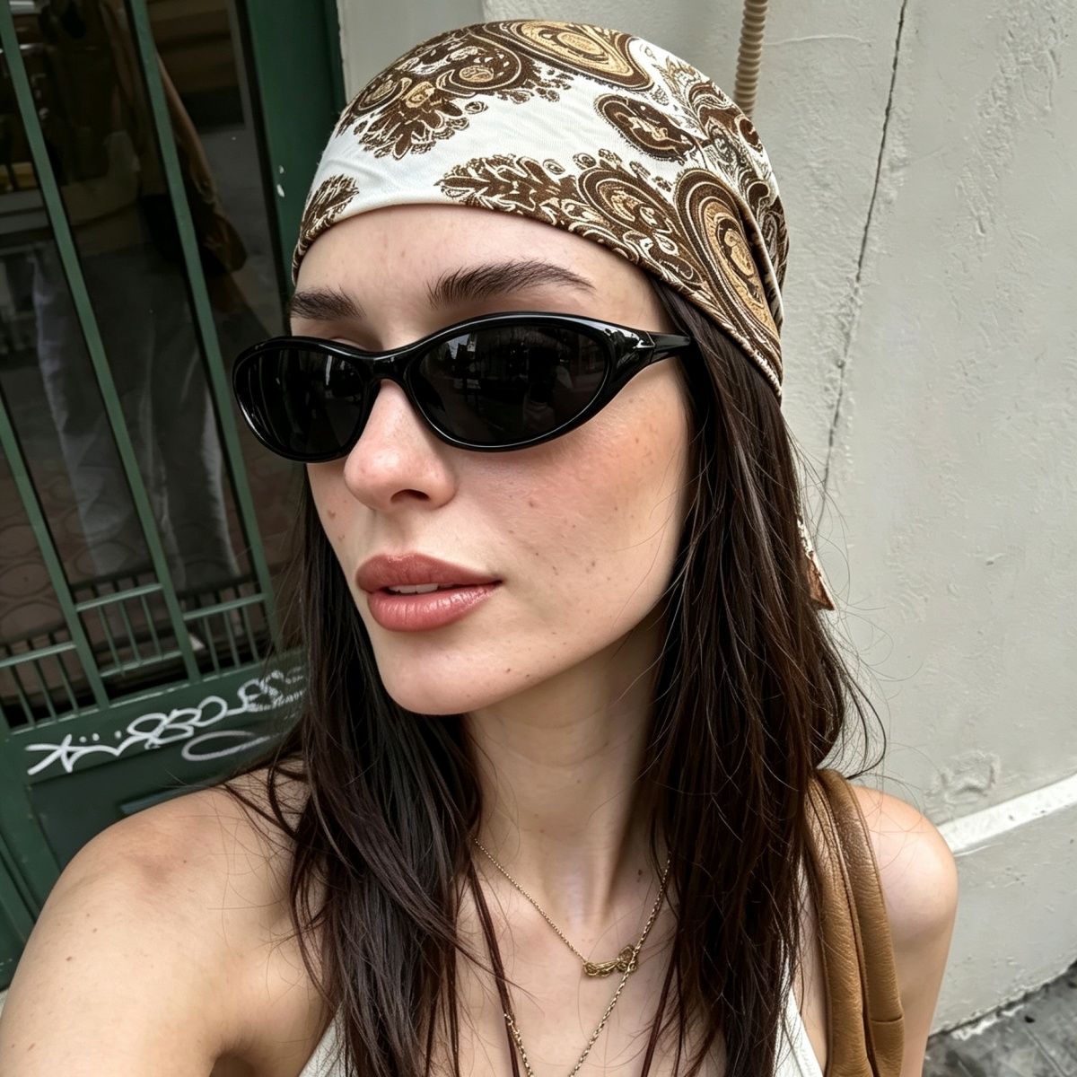Y2K風パンクスポーツサングラス。男女兼用。一体型フレームで - Designer Sunglasses のレビューと価格