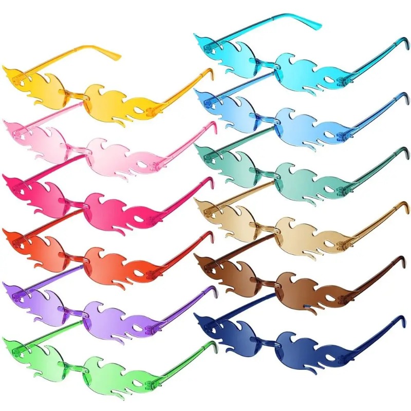 ファイヤーフレームサングラス女性デザイナーリムレスサングラス - Designer Sunglasses のレビューと価格