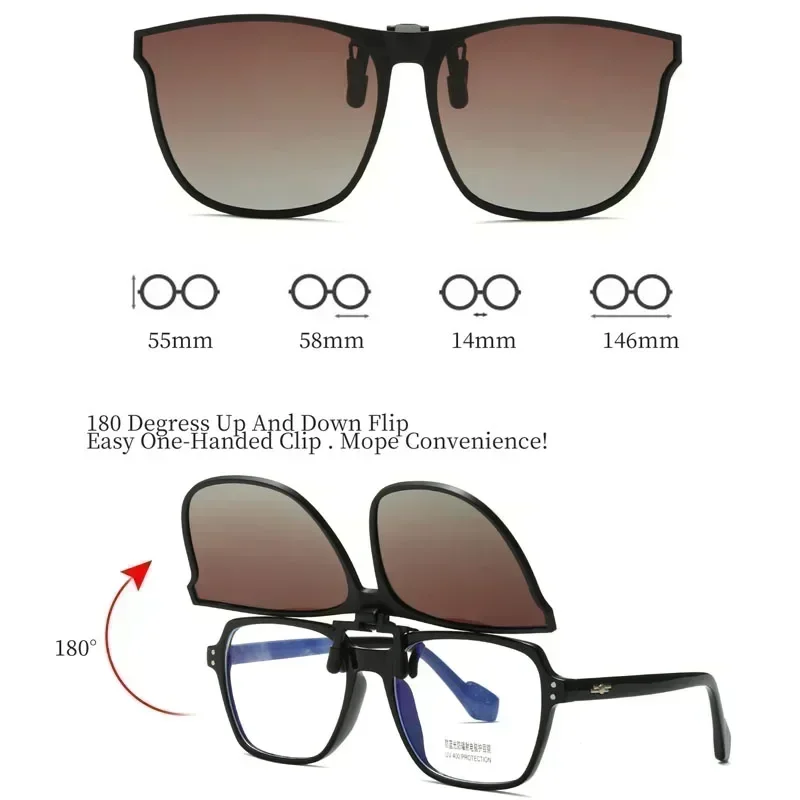 偏光クリップ式サングラス1個。男性用、調光レンズ、運転用ゴー - Sunglasses Uv400 のレビューと価格