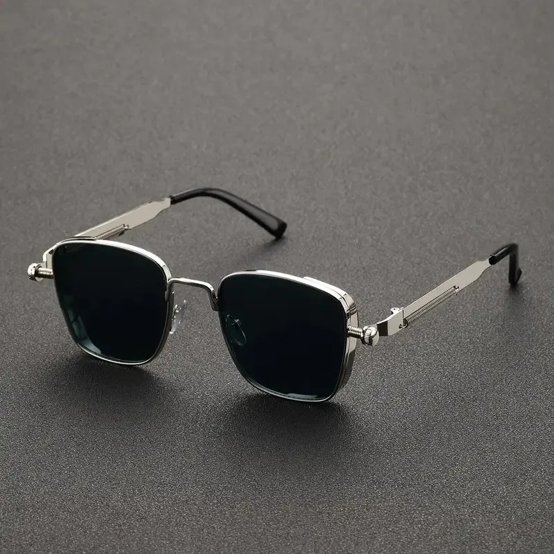 男性用、運転用サングラス、ヴィンテージ・スチームパンク風、ス - Sunglasses Uv400 のレビューと価格