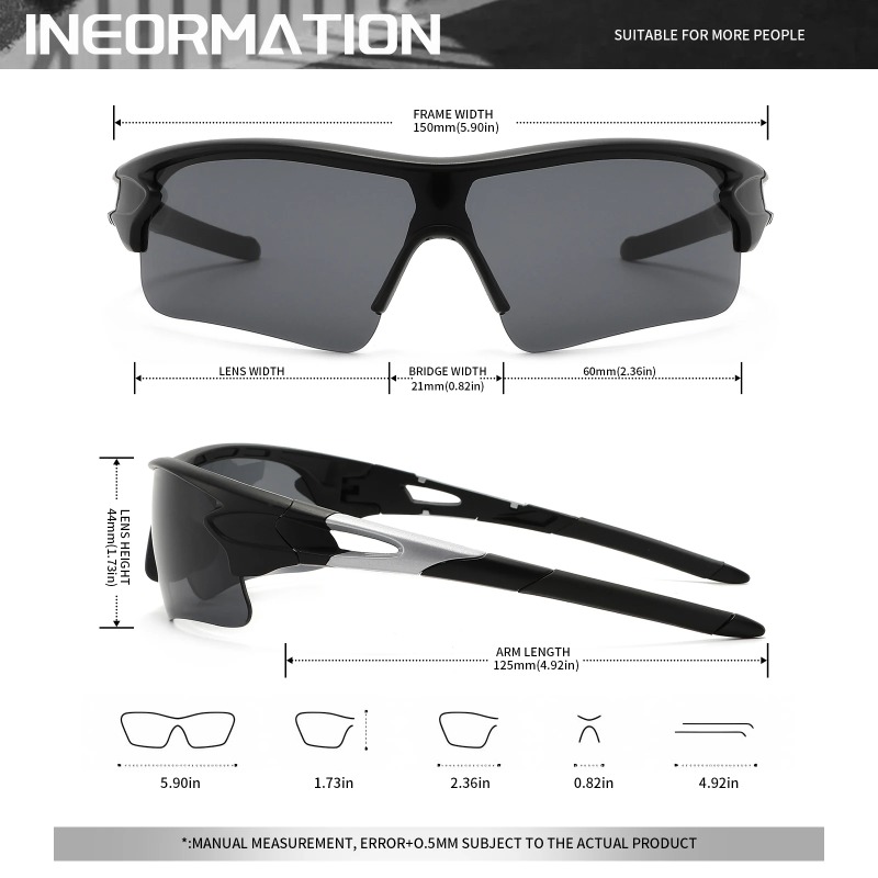ユニセックスプロフェッショナル偏光スポーツサングラス UV4 - Sunglasses Uv400 のレビューと価格
