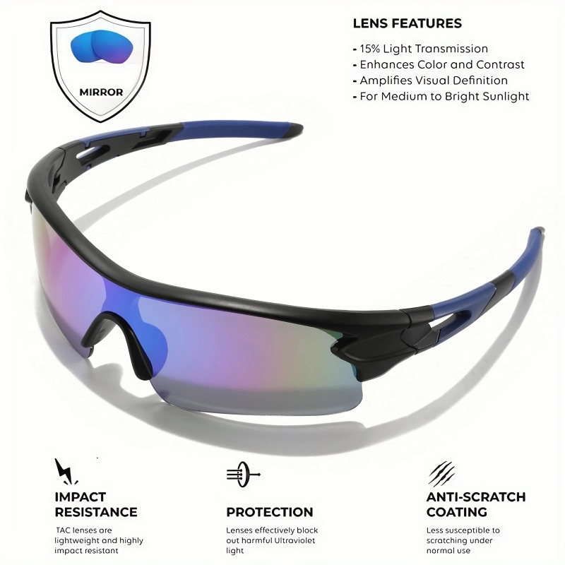 ユニセックスプロフェッショナル偏光スポーツサングラス UV4 - Sunglasses Uv400 のレビューと価格