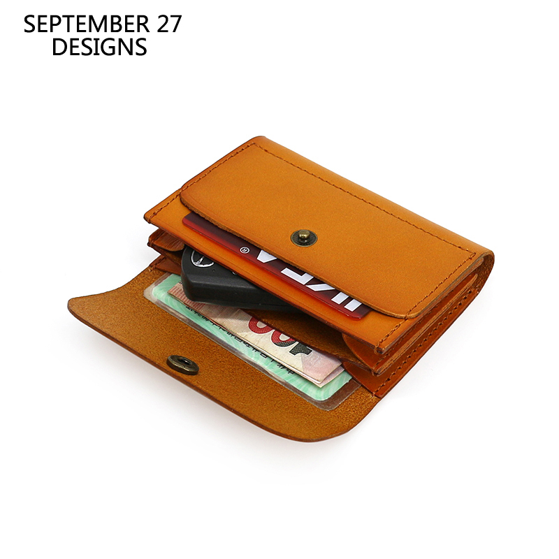 ミニウエストバッグ男性本革高級手作りヴィンテージidライセン - Leather Wallet Men のレビューと価格