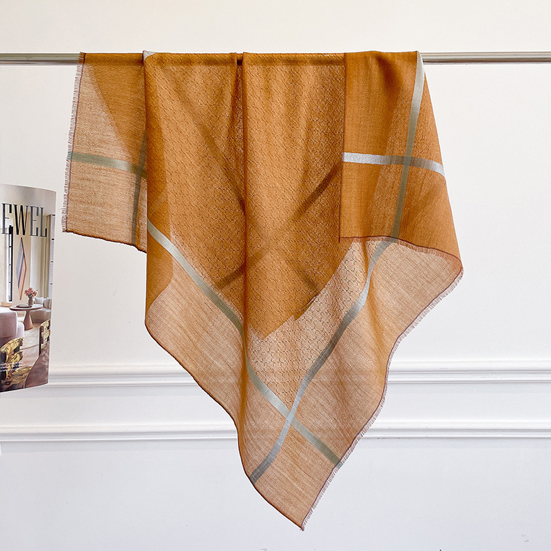 100% 純粋なカシミヤスクエアショール淡いセージグリーン斜 - Cashmere Scarf のレビューと価格