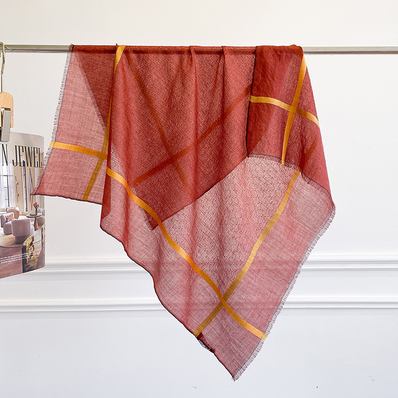 100% 純粋なカシミヤスクエアショール淡いセージグリーン斜 - Cashmere Scarf のレビューと価格