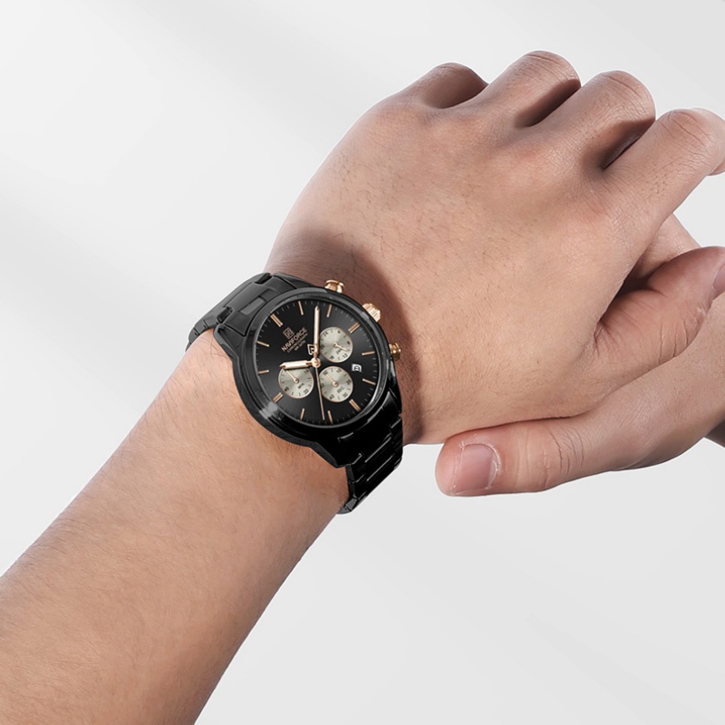 NAVIFORCE メンズクォーツクロノグラフウォッチ 防水 - Luxury Watch Men のレビューと価格