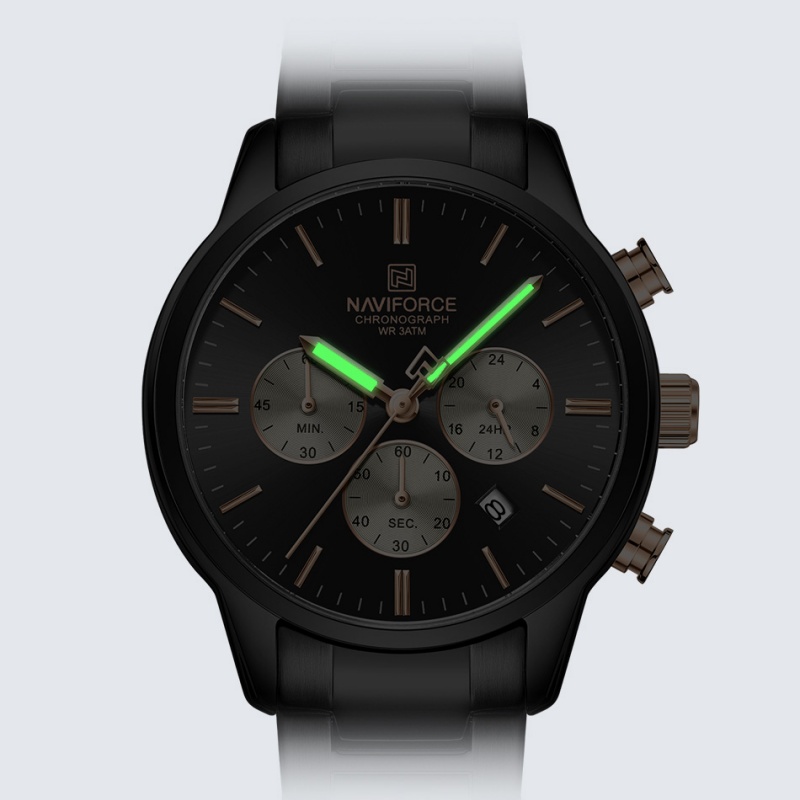 NAVIFORCE メンズクォーツクロノグラフウォッチ 防水 - Luxury Watch Men のレビューと価格