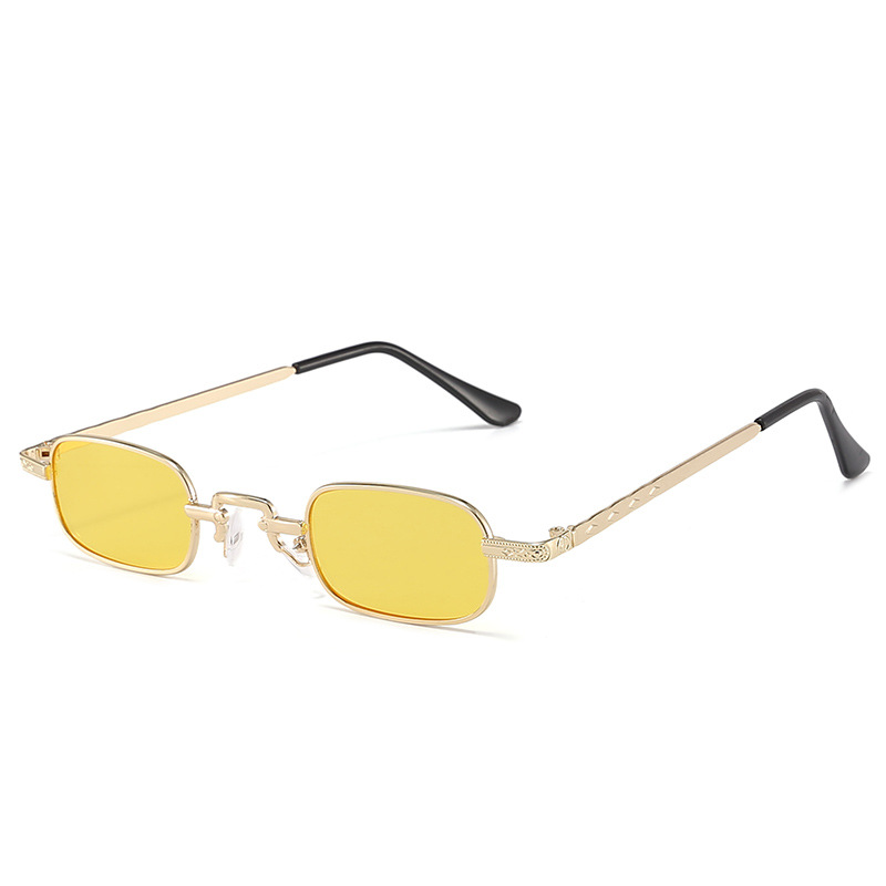 新しいスモールフレームスクエアサングラス、トレンディでカラフ - Sunglasses Uv400 のレビューと価格