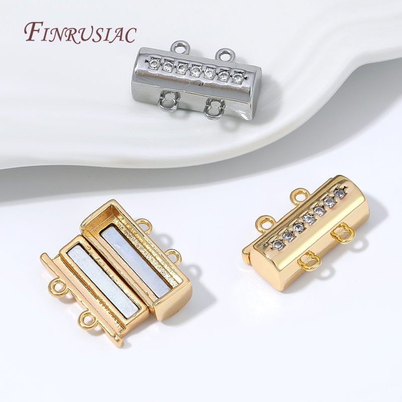 マグネット式ネックレス留め具 18K金メッキコネクター ダブ - Gold Plated Jewelry のレビューと価格