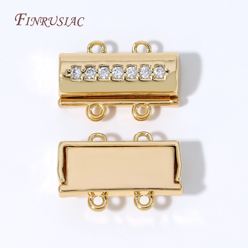 マグネット式ネックレス留め具 18K金メッキコネクター ダブ - Gold Plated Jewelry のレビューと価格