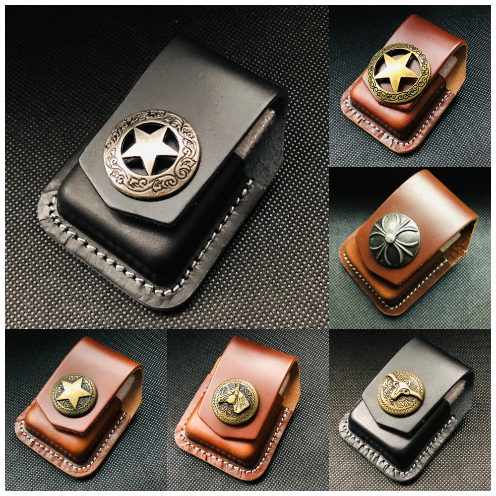 クラシックなマルチスタイル高品質レザーライターウエストバッグ - Premium Cigar Case のレビューと価格