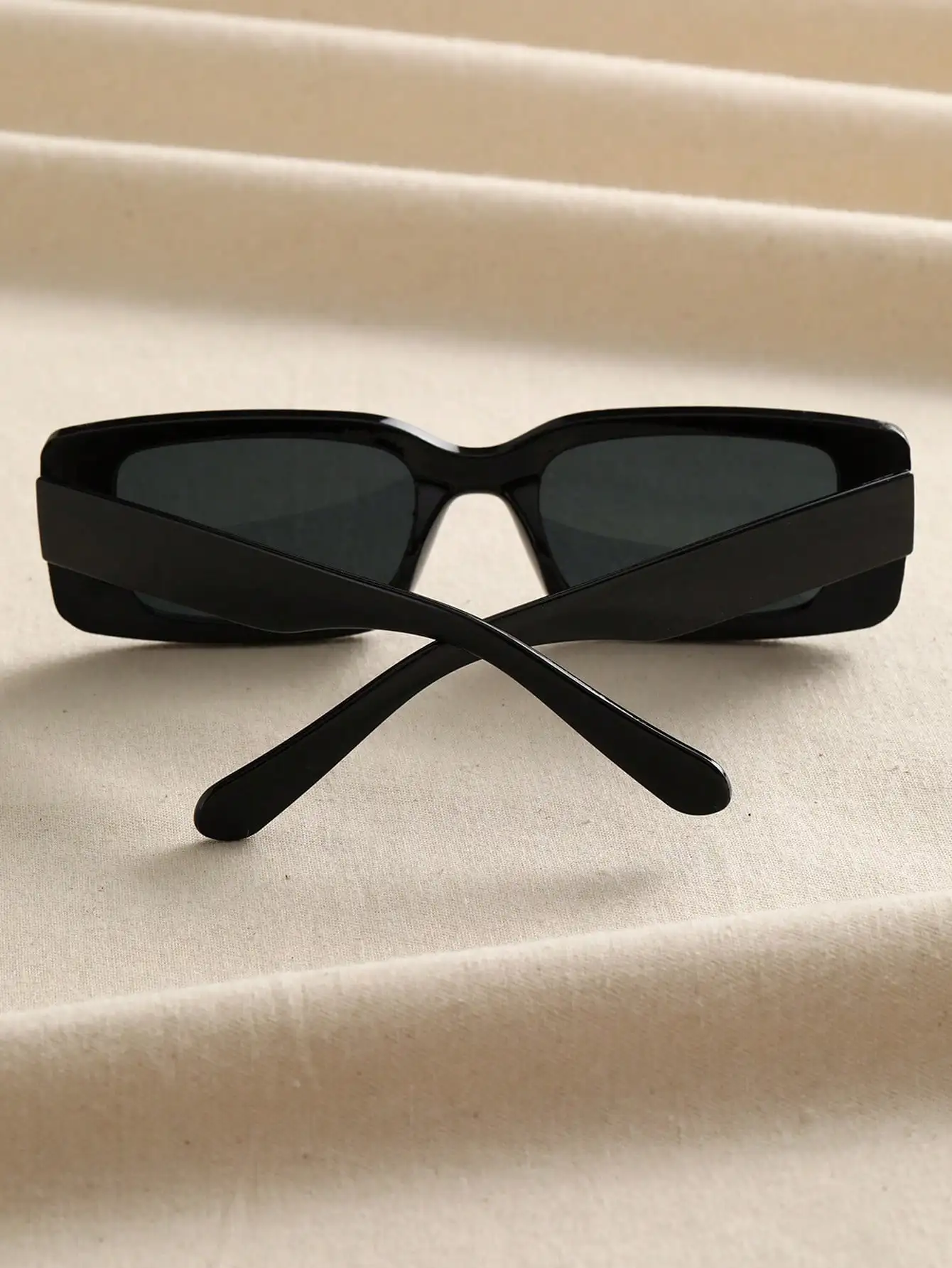 1個入り、男女兼用、黒色のプラスチック製、スクエア型、ファッ - Sunglasses Uv400 のレビューと価格