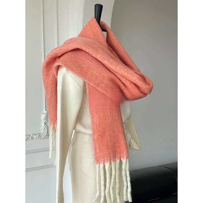新作ファッション・モヘア・スカーフ。レディース・メンズ。秋・ - Cashmere Scarf のレビューと価格