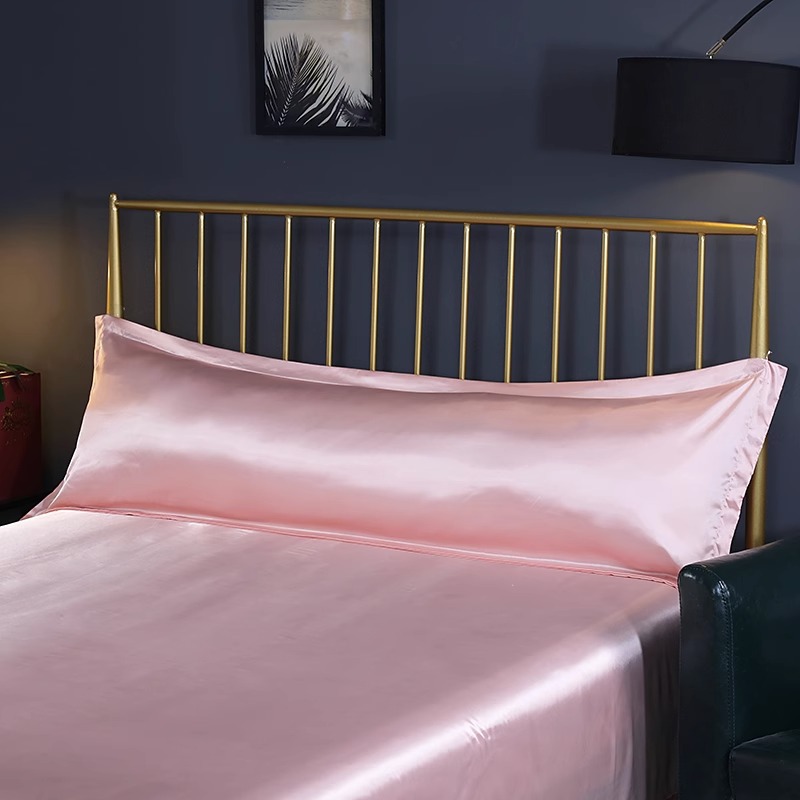 新しい夏用ウォッシュドシルクロング枕カバー、ダブル枕カバー、 - Silk Pillowcase のレビューと価格