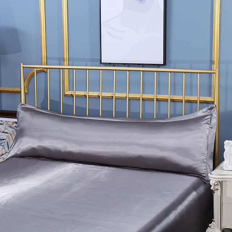 新しい夏用ウォッシュドシルクロング枕カバー、ダブル枕カバー、 - Silk Pillowcase のレビューと価格