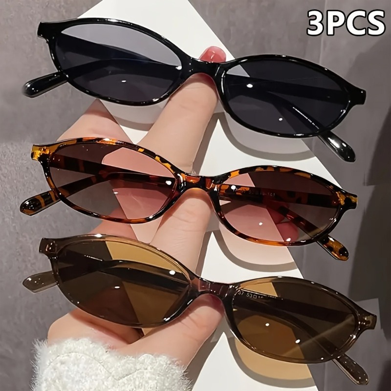 1/3組の夏用レディースファッション小ぶりメガネ、普段使いや - Sunglasses Uv400 のレビューと価格