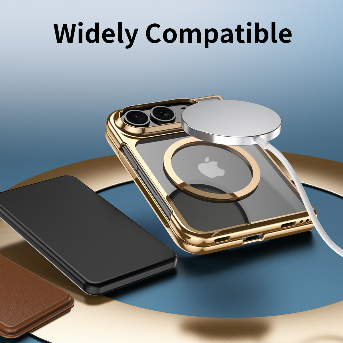 Apple iPhone Duo用、高級感のある透明折りたた - Premium Cigar Case のレビューと価格