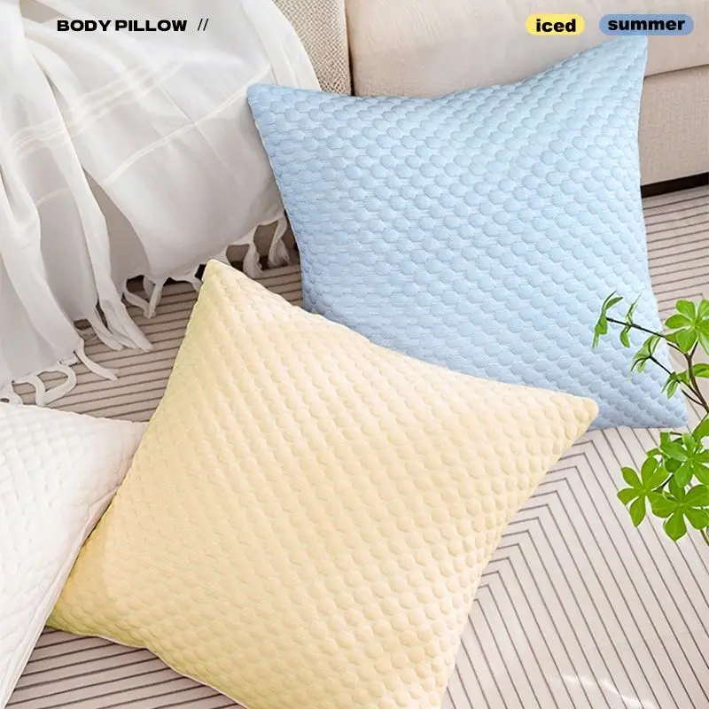 【枕カバーのみ】夏用両面クールアイスシルクアイスビーンスクエ - Silk Pillowcase のレビューと価格