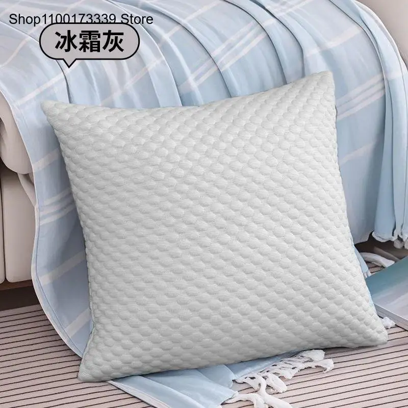 【枕カバーのみ】夏用両面クールアイスシルクアイスビーンスクエ - Silk Pillowcase のレビューと価格