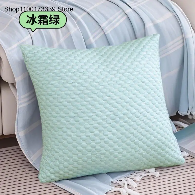 【枕カバーのみ】夏用両面クールアイスシルクアイスビーンスクエ - Silk Pillowcase のレビューと価格