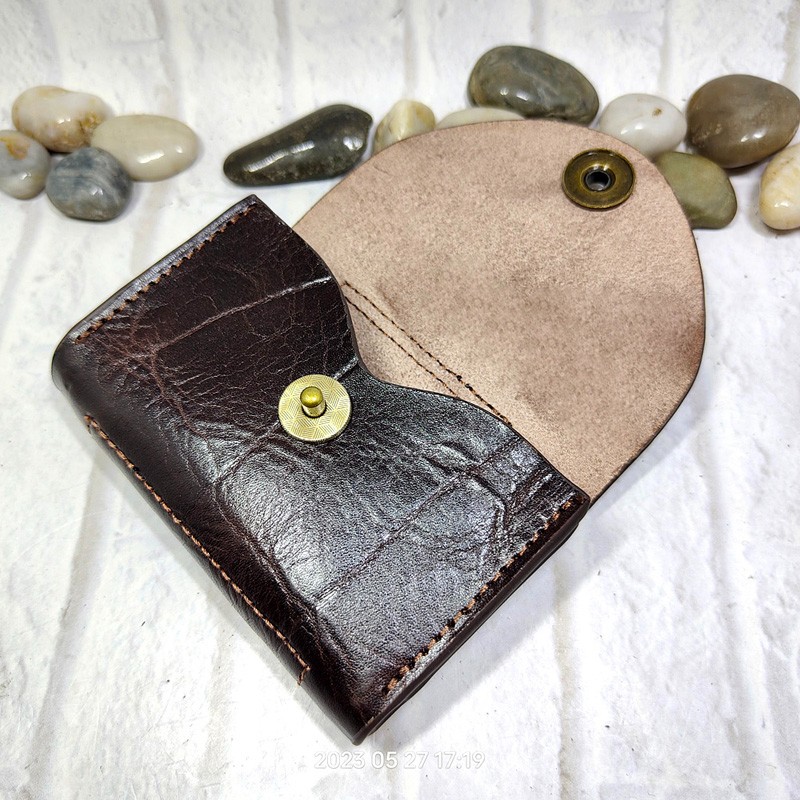 Blongk-男性用の小さな本革バッグ,カードホルダー,キー - Leather Wallet Men のレビューと価格