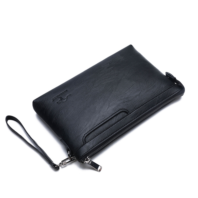 ビジネスクラッチバッグ高品質 PU 封筒バッグファッションブ - Leather Wallet Men のレビューと価格
