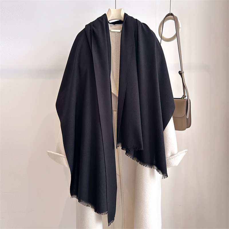 高級冬カシミヤスカーフ レディース 無地 ハンカチ 暖かいパ - Cashmere Scarf のレビューと価格
