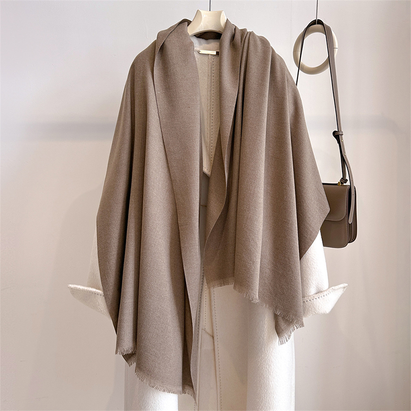 高級冬カシミヤスカーフ レディース 無地 ハンカチ 暖かいパ - Cashmere Scarf のレビューと価格
