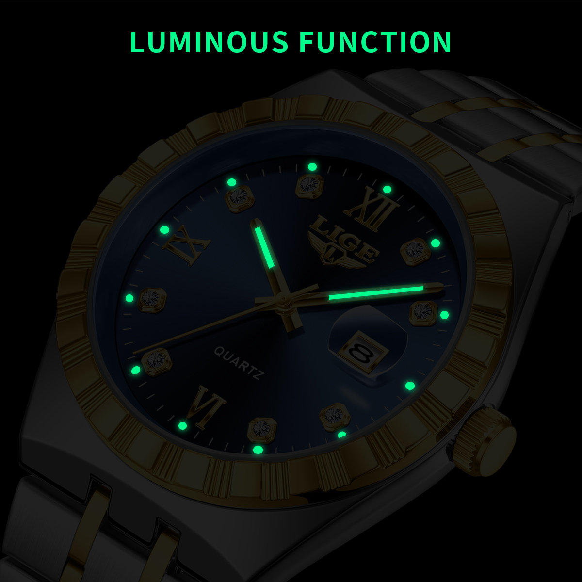 LIGE ビジネスメンズ腕時計 トップブランド 高級カジュア - Luxury Watch Men のレビューと価格