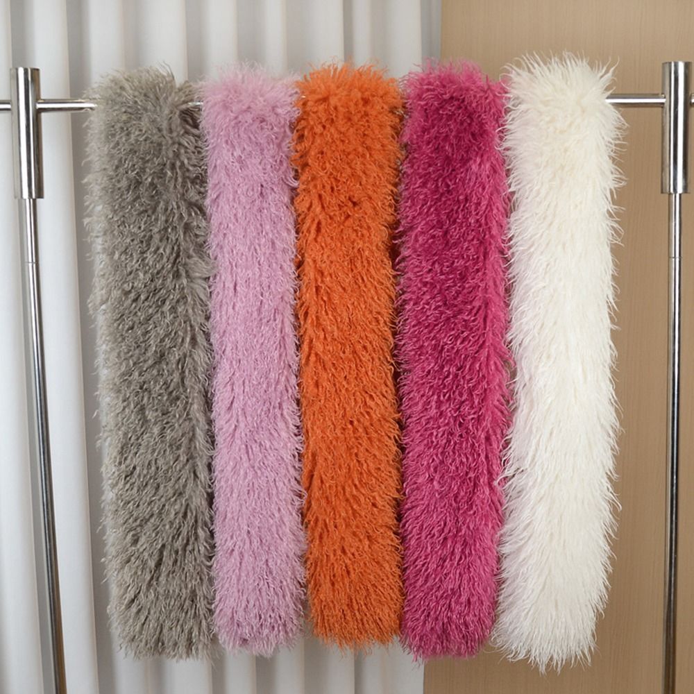 180CM 模造ウールスカーフ両面フルスキンフェイクシープフ - Cashmere Scarf のレビューと価格