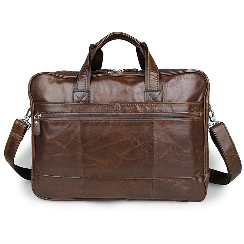 Lachiour-メンズ本革ハンドバッグ,ヴィンテージトート - Leather Briefcase のレビューと価格